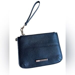 Poppy&Peonies black vegan clutch